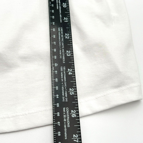 CALLIGRAPHIE Women's XL White Embroidered Eyelet Floral Tunic Top Boho Peasant - Picture 9 of 9